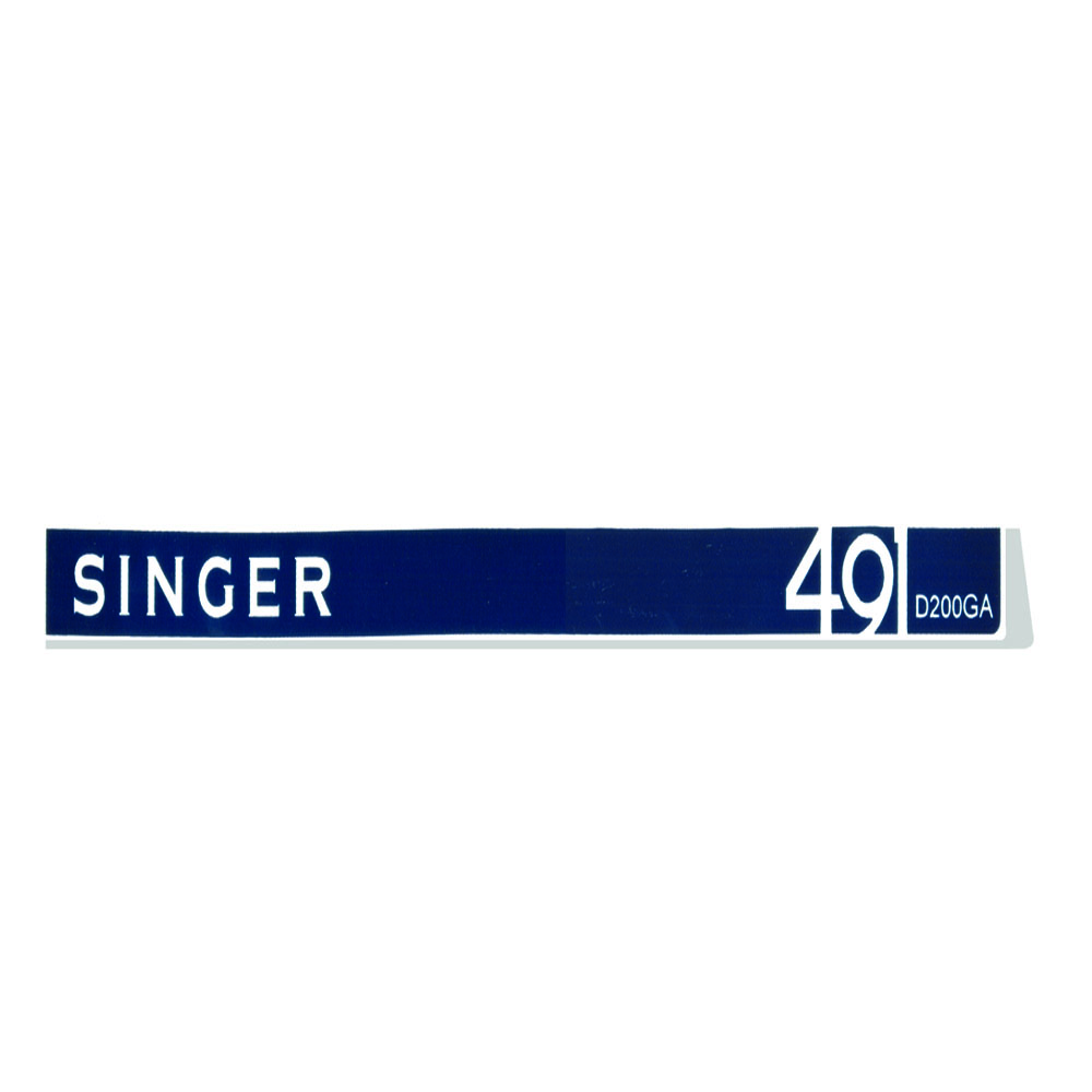 Adesivo Para Singer 491 2 Unidades  204